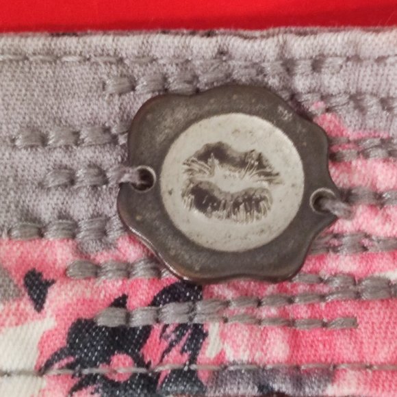 1st Kiss jeans floral design skinny stretchy women's junior size 3 - Picture 8 of 8